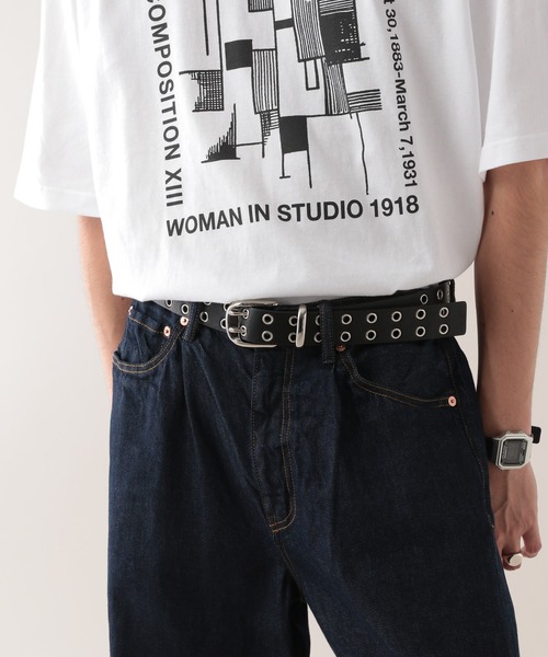 RAGEBLUE（レイジブルー）の「ダブルピンハトメベルト（ベルト・メンズ・ブラック・FREE）」の5枚目の写真