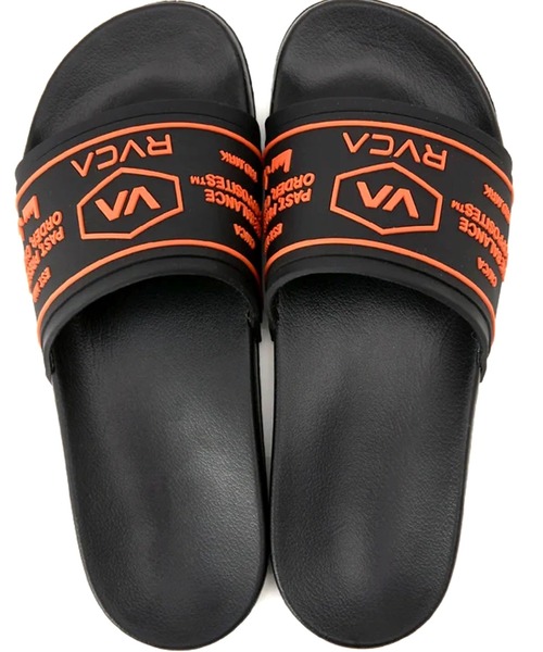 RVCA(ルーカ)の「RVCA CHAINMAIL SHOWER SLIDE(サンダル・メンズ・オレンジ/ブラック系2/ブラック・M/L/XL)」の5枚目の写真