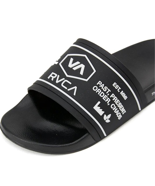 RVCA(ルーカ)の「RVCA CHAINMAIL SHOWER SLIDE(サンダル・メンズ・オレンジ/ブラック系2/ブラック・M/L/XL)」の10枚目の写真