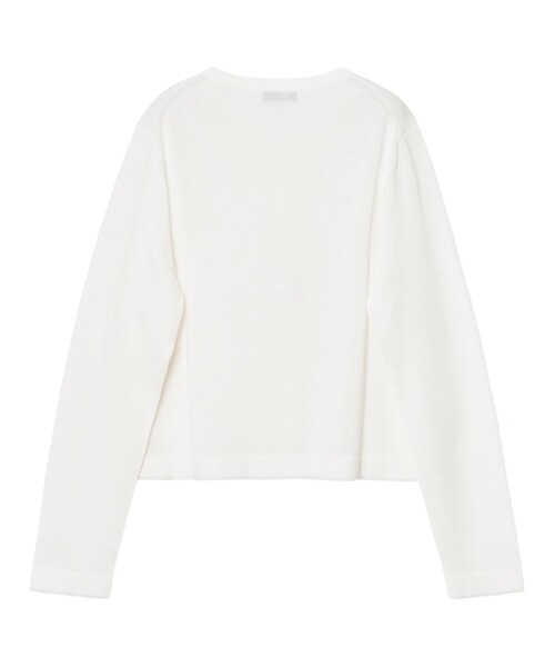 ANAYI(アナイ)の「シアーラインクルーネック カーディガン(カーディガン/ボレロ・レディース・ホワイト/ブラック/グレイッシュベージュ・38/36)」の12枚目の写真