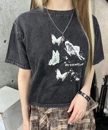 Figments | ピグメントバタフライショートＴ(Tシャツ/カットソー)