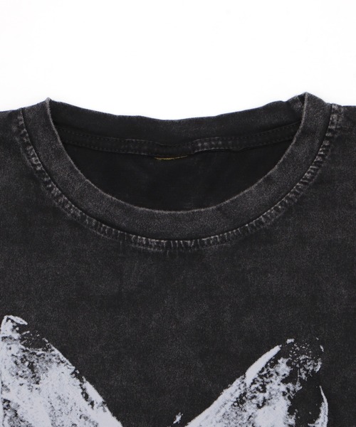 Figments（フィグメンツ）の「ピグメントバタフライショートＴ（Tシャツ/カットソー・レディース・スミクロ/その他1・FREE）」の5枚目の写真