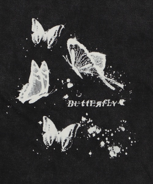 Figments（フィグメンツ）の「ピグメントバタフライショートＴ（Tシャツ/カットソー・レディース・スミクロ/その他1・FREE）」の15枚目の写真