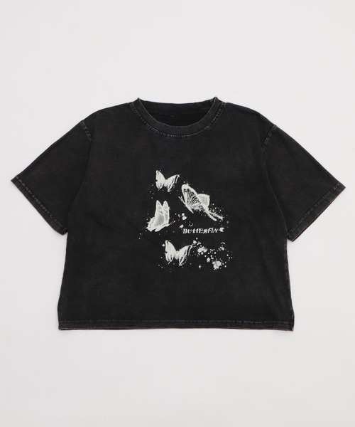 Figments（フィグメンツ）の「ピグメントバタフライショートＴ（Tシャツ/カットソー・レディース・スミクロ/その他1・FREE）」の20枚目の写真