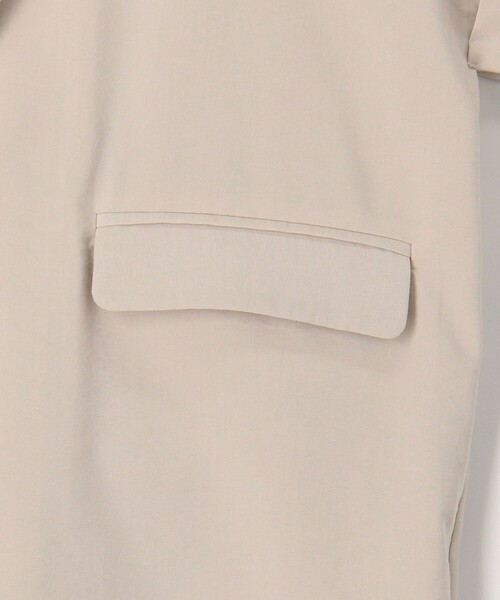 MICO COULIER（ミコクリエ）の「ナイロンストレッチジャケット（テーラードジャケット・レディース・ブラック/ベージュ/チャコールグレー・38）」の16枚目の写真