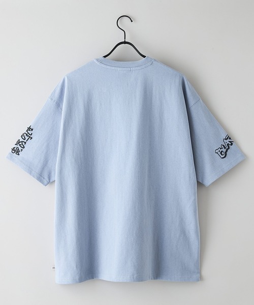 UNIIT(ユニット)の「【DESERT SPORTSWEAR:デザートスポーツウェア】総柄 プリント オーバーサイズ Tシャツ(Tシャツ/カットソー・メンズ・ブラック/ホワイト/サックスブルー・MEDIUM/LARGE/X-LARGE)」の4枚目の写真