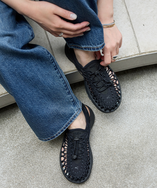 値下げ★美品★KEEN/キーンUNEEK ASTRIAサンダルブラック keen》KEEN UNEEK ASTORIA レディース（サンダル）｜KEEN
