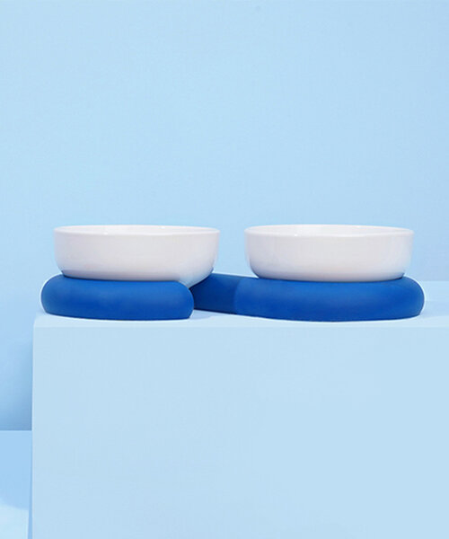 BIRTHDAY BAR(バースデイバー)の「【ZEZE】Double Bowl Base フードボウル(ペット用おもちゃ・レディース・ホワイト・0)」の4枚目の写真