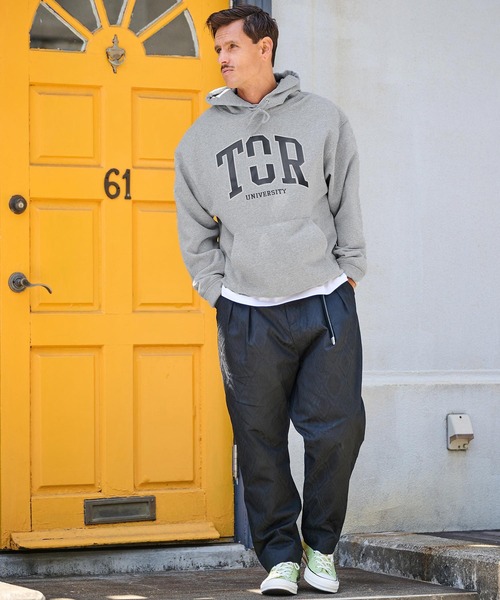THEOREM(セオレム)の「mpa3822-Printed College Hoodie パーカー(パーカー・メンズ・グリーン/ブラック/アッシュ・M/L/XL/XXL/XXXL)」の22枚目の写真