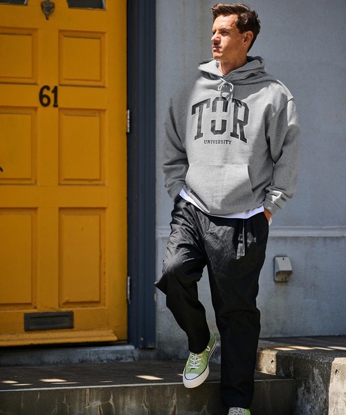 THEOREM(セオレム)の「mpa3822-Printed College Hoodie パーカー(パーカー・メンズ・グリーン/ブラック/アッシュ・M/L/XL/XXL/XXXL)」の20枚目の写真