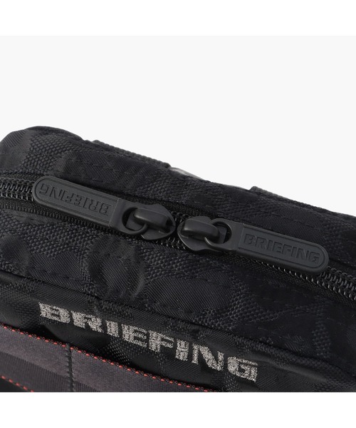 BRIEFING（ブリーフィング）の「【BRIEFING GOLF／ブリーフィングゴルフ】3WAY POUCH LEOPARD JQ（ポーチ・メンズ・グレー/ブラック・FREE）」の7枚目の写真