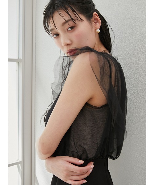 【新品】snidel♡シアードッキングワンピース シアードッキングミニワンピース（ミニワンピース）｜SNIDEL