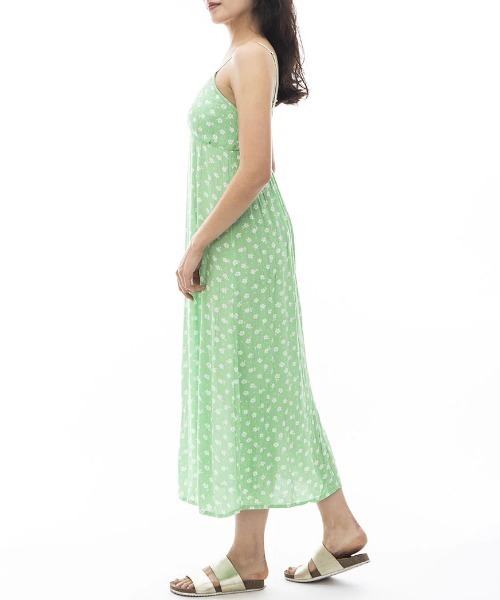 BILLABONG（ビラボン）の「【BILLABONG/ビラボン】24SS SUMMER SHINE/フローラル柄シャーベットカラーワンピース（ワンピース・レディース・グリーン/マルチ・SMALL）」の4枚目の写真