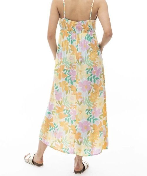 BILLABONG（ビラボン）の「【BILLABONG/ビラボン】24SS SUMMER SHINE/フローラル柄シャーベットカラーワンピース（ワンピース・レディース・グリーン/マルチ・SMALL）」の8枚目の写真