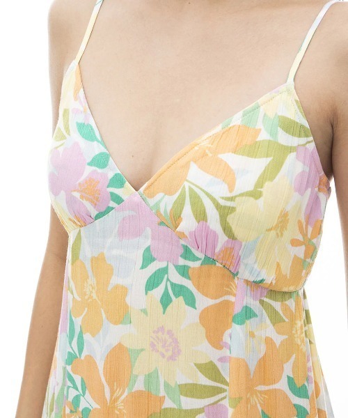 BILLABONG（ビラボン）の「【BILLABONG/ビラボン】24SS SUMMER SHINE/フローラル柄シャーベットカラーワンピース（ワンピース・レディース・グリーン/マルチ・SMALL）」の9枚目の写真