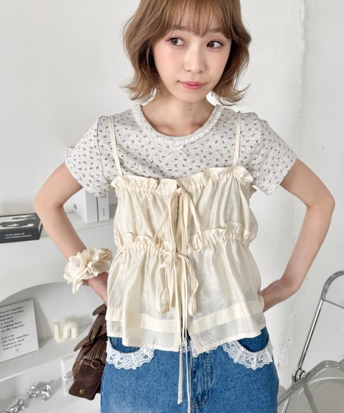 PoI Frillwrapskirtcamisole キャミソール　ビスチェ PoI Frillwrapskirtcamisole キャミソール ビスチェ