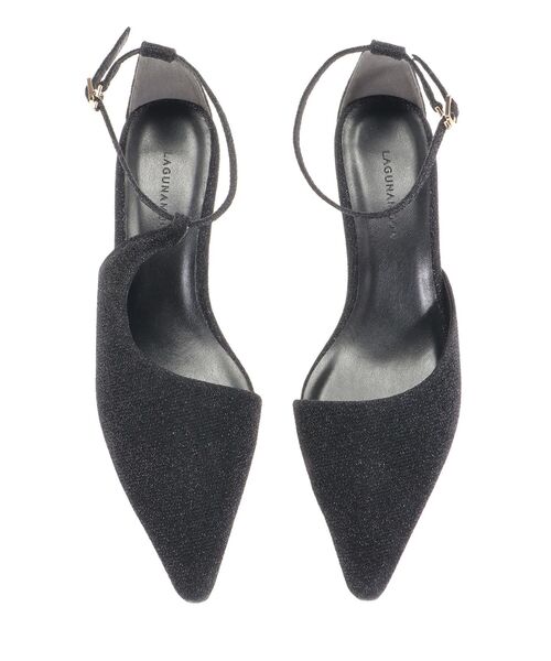 LAGUNAMOON(ラグナムーン)の「LADYアシンメトリーパンプス 結婚式 お呼ばれ(パンプス・レディース・ブラック/ブロンズ・S/M)」の9枚目の写真