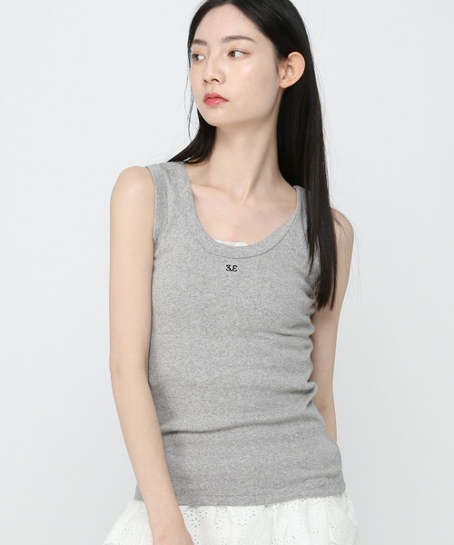 3.3 Field Trip （3.3フィールドトリップ）の「3.3 Field Trip／ロゴノースリーブ（タンクトップ・レディース・グレー/ブラック/アイボリー・FREE）」の2枚目の写真