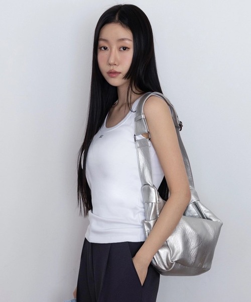 3.3 Field Trip （3.3フィールドトリップ）の「3.3 Field Trip／ロゴノースリーブ（タンクトップ・レディース・グレー/ブラック/アイボリー・FREE）」の11枚目の写真