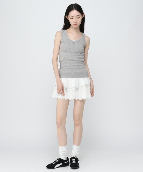 3.3 Field Trip （3.3フィールドトリップ）の「3.3 Field Trip／ロゴノースリーブ（タンクトップ・レディース・グレー/ブラック/アイボリー・FREE）」の13枚目の写真