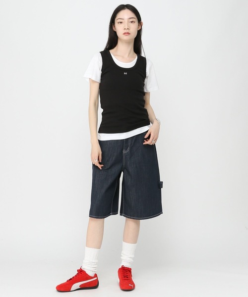 3.3 Field Trip （3.3フィールドトリップ）の「3.3 Field Trip／ロゴノースリーブ（タンクトップ・レディース・グレー/ブラック/アイボリー・FREE）」の20枚目の写真