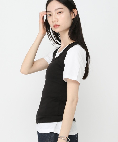 3.3 Field Trip （3.3フィールドトリップ）の「3.3 Field Trip／ロゴノースリーブ（タンクトップ・レディース・グレー/ブラック/アイボリー・FREE）」の22枚目の写真