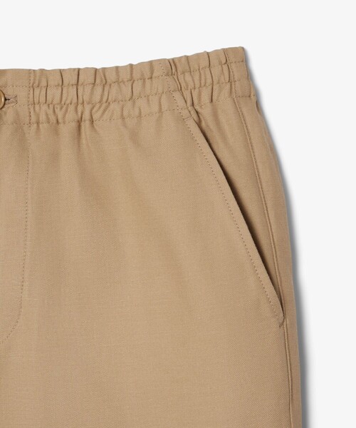 LACOSTE（ラコステ）の「リネンレーヨンイージーチノパンツ / テーパードパンツ（チノパンツ・メンズ・ベージュ/ネイビー・2/3/5/4）」の3枚目の写真