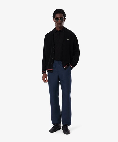 LACOSTE（ラコステ）の「リネンレーヨンイージーチノパンツ / テーパードパンツ（チノパンツ・メンズ・ベージュ/ネイビー・2/3/5/4）」の12枚目の写真