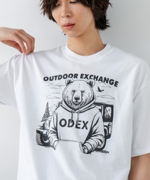 OUTDOOR EXCHANGE（アウトドアエクスチェンジ）の「【OUTDOOR EXCHANGE/アウトドアエクスチェンジ】アニマルプリント クルーネック Tシャツ オーバーサイズ（Tシャツ/カットソー）」