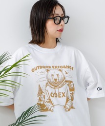 OUTDOOR EXCHANGE（アウトドアエクスチェンジ）の「【OUTDOOR EXCHANGE/アウトドアエクスチェンジ】アニマルプリント クルーネック Tシャツ オーバーサイズ（Tシャツ/カットソー）」