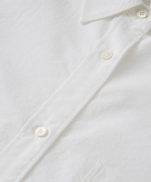 BABYLONE（バビロン）の「ウォッシュドオーバーシャツ（シャツ/ブラウス・レディース・ホワイト/ブルー/グリーン・フリー）」の13枚目の写真