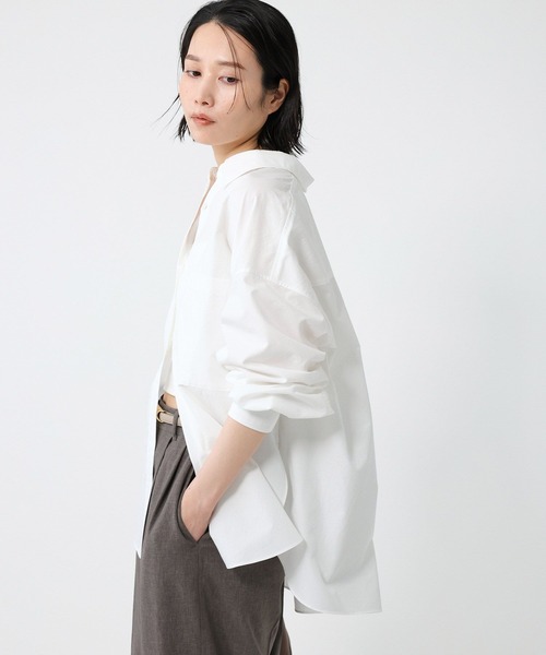 BABYLONE（バビロン）の「ウォッシュドオーバーシャツ（シャツ/ブラウス・レディース・ホワイト/ブルー/グリーン・フリー）」の18枚目の写真