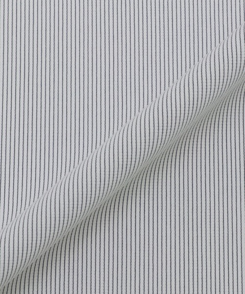 TOKYO SHIRTS（トウキョウシャツ）の「形態安定ノンアイロン ボタンダウン 半袖ストレッチビジネスワイシャツ（ビジネスシャツ・メンズ・ブルー・首回り45cm/首回り47cm）」の5枚目の写真