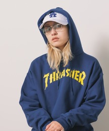 フィッシャーズ パーカー青 THRASHER｜スラッシャーのパーカー（ブルー・ネイビー/青色系