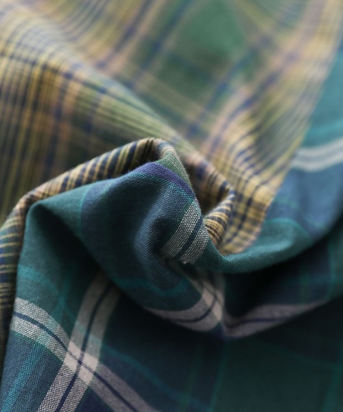 n'OrLABEL（ノアールレーベル）の「『チェック切替フレアスカート』（スカート・レディース・グリーン/ブラック・FREE）」の22枚目の写真