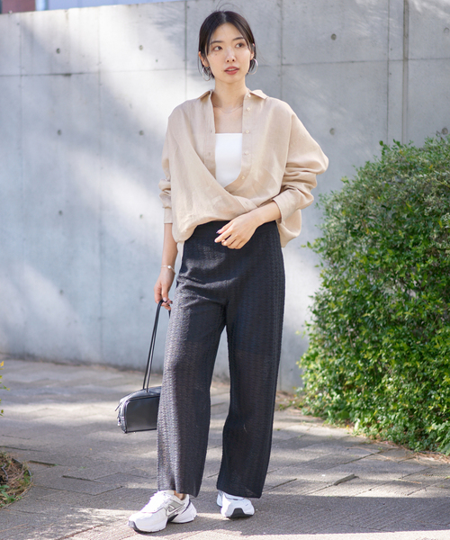 セール】《追加》ウォッシャブル リネン2WAY シャツ（シャツ