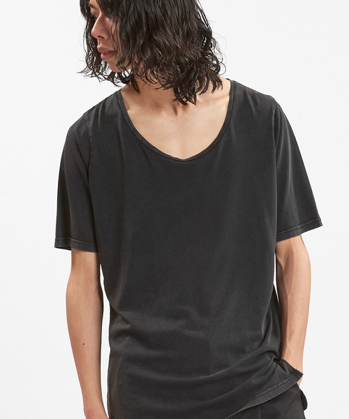 NO ID.（ノーアイディ）の「【NO ID.】Side Slit Long Pullover / サイド スリット ロング プルオーバー（Tシャツ/カットソー・メンズ・ホワイト/グレー/ブラック系・1/2）」の3枚目の写真