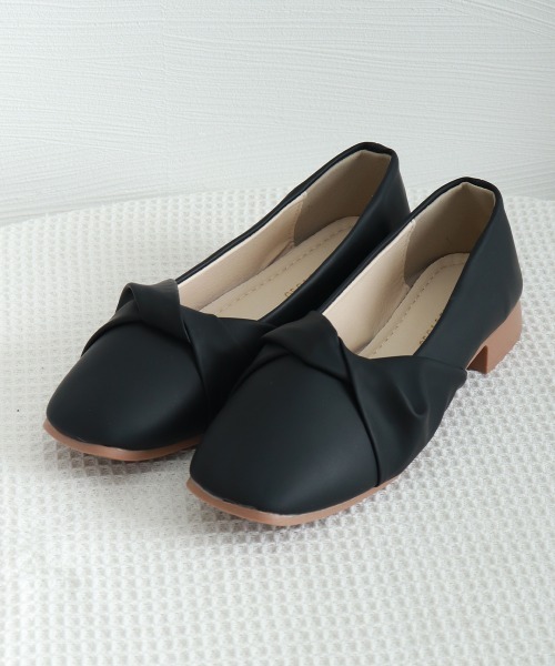 Miniministore(ミニミニストア)の「太ヒールパンプス レディース(パンプス・レディース・ブラック/アイボリー・23.5cm/22.5cm/25.0cm/24.5cm/24.0cm/23.0cm)」の3枚目の写真