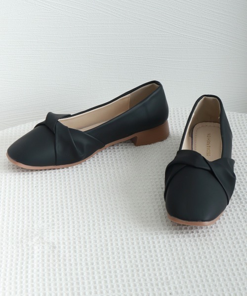 Miniministore(ミニミニストア)の「太ヒールパンプス レディース(パンプス・レディース・ブラック/アイボリー・23.5cm/22.5cm/25.0cm/24.5cm/24.0cm/23.0cm)」の4枚目の写真