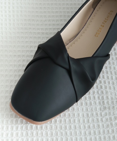 Miniministore(ミニミニストア)の「太ヒールパンプス レディース(パンプス・レディース・ブラック/アイボリー・23.5cm/22.5cm/25.0cm/24.5cm/24.0cm/23.0cm)」の6枚目の写真