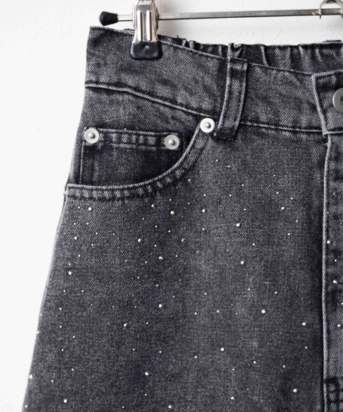 ARCHIVER(アーカイバ)の「●Bling leads●ラインストーン デニムパンツ(デニムパンツ・レディース・ブルー系1/ブラック系/ブルー系2・FREE)」の4枚目の写真