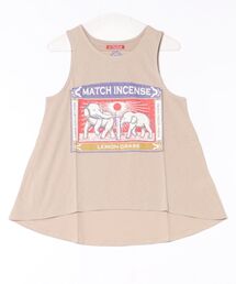 【チャイハネ】マッチ香プリントタンクトップ
