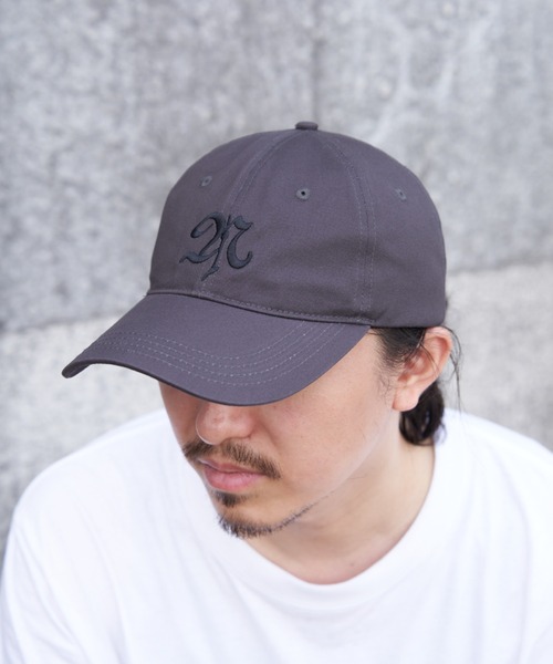 NOMANUAL（NOMANUAL）の「【NOMANUAL】Ｎロゴ　ボールキャップ（キャップ・メンズ・チャコール/ブラック・フリー）」の7枚目の写真