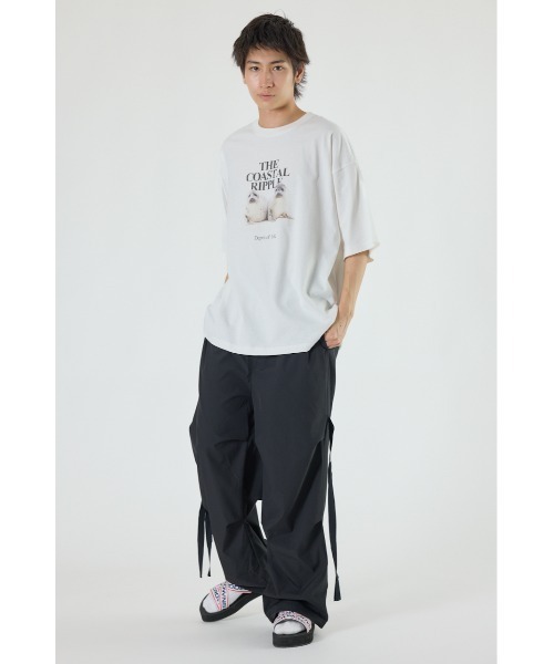 RODEO CROWNS WIDE BOWL(ロデオクラウンズワイドボウル)の「アニマルフォトTシャツ(Tシャツ/カットソー・メンズ・オレンジ/オフホワイト/チャコールグレー・MEDIUM/LARGE)」の19枚目の写真
