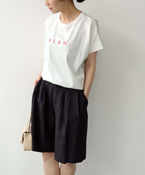 Jines（ジネス）の「リネンクロスハーフパンツ（その他パンツ・レディース・ベージュ・38）」の17枚目の写真