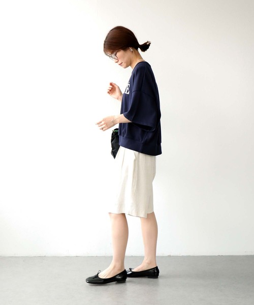 Jines（ジネス）の「リネンクロスハーフパンツ（その他パンツ・レディース・ベージュ・38）」の15枚目の写真