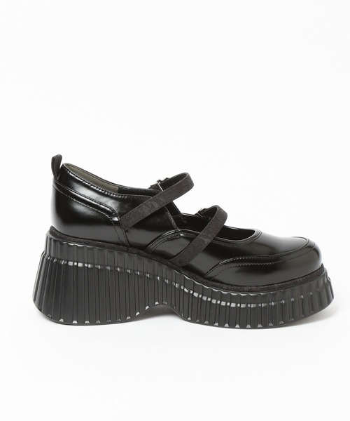 HARE（ハレ）の「ジャガードキリカエメリージェーンシューズ(HARE)（ドレスシューズ・レディース・レッド/ブラック・LARGE/MEDIUM）」の13枚目の写真