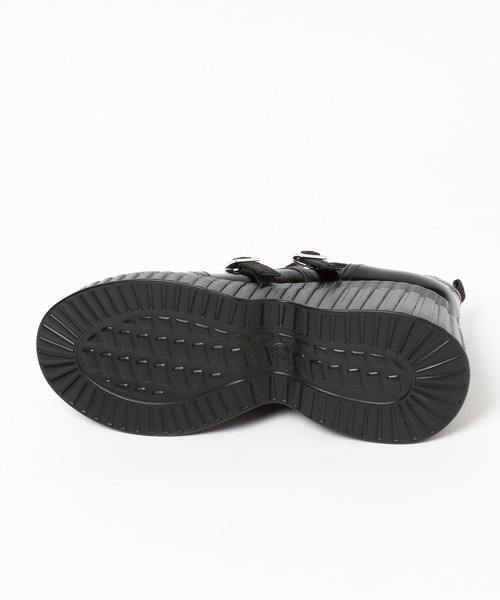 HARE（ハレ）の「ジャガードキリカエメリージェーンシューズ(HARE)（ドレスシューズ・レディース・レッド/ブラック・LARGE/MEDIUM）」の15枚目の写真