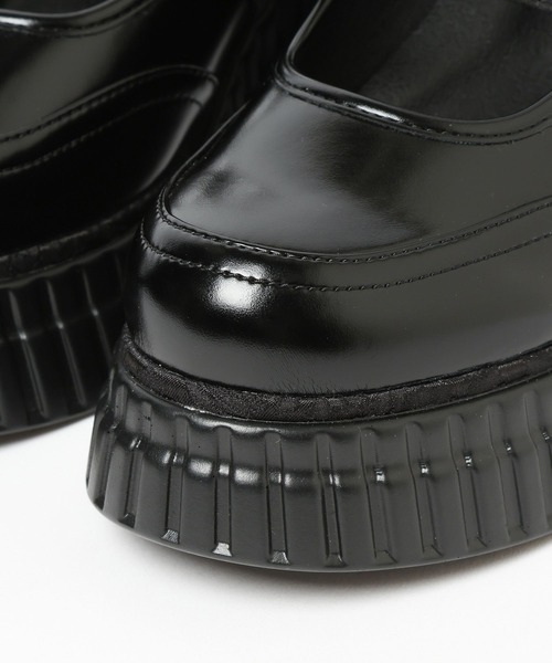 HARE（ハレ）の「ジャガードキリカエメリージェーンシューズ(HARE)（ドレスシューズ・レディース・レッド/ブラック・LARGE/MEDIUM）」の18枚目の写真