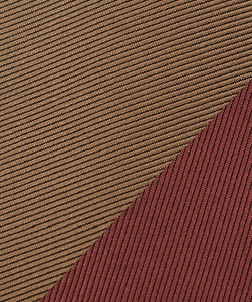 FRANCO BASSI（フランコバッシ）の「＜FRANCO BASSI＞ワイド レジメンタルネクタイ（ネクタイ・メンズ・ブラウン系/ロイヤルブルー・FREE）」の7枚目の写真